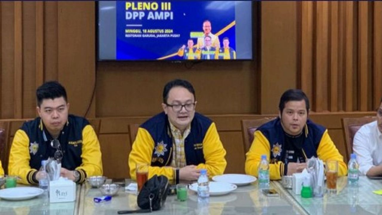 Panggung MUNAS Memanas: Rapat Pleno III DPP AMPI Solid Dukung Bahlil Lahadalia sebagai Calon Ketua Umum DPP Partai Golkar 2024