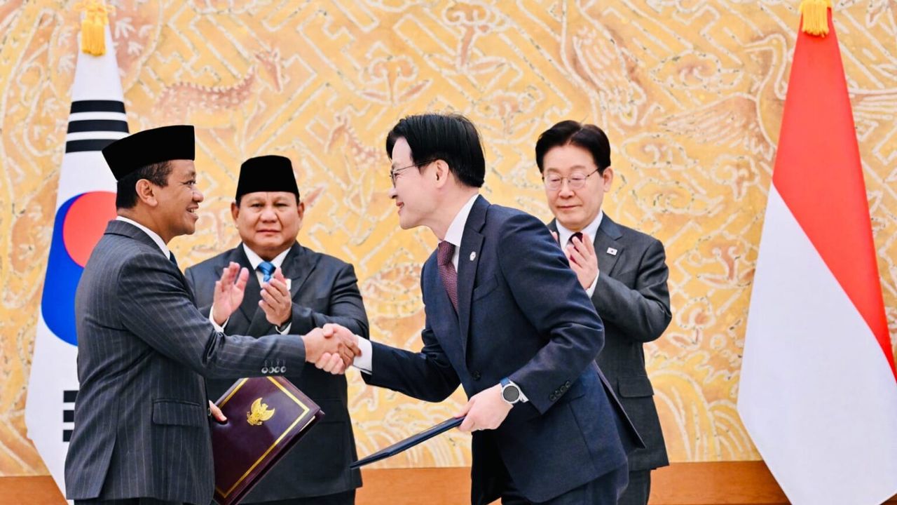 Menteri Bahlil Teken Tiga Perjanjian dengan Korea