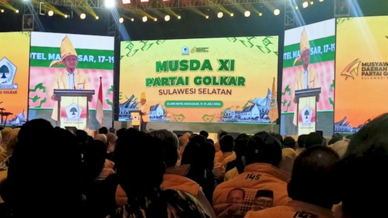 Di Musda XI Golkar Sulsel, Bahlil Titip Dua Tugas Utama untuk Ketua Terpilih