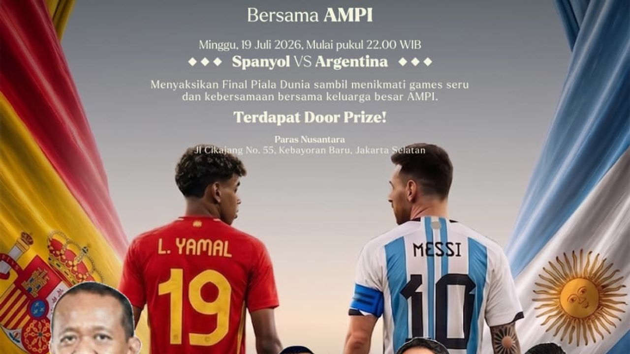 Semarakkan Pesta Bola, DPP AMPI Gelar Nobar Final Piala Dunia 2026 dan Bagi-Bagi Jersey Gratis